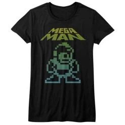 Junior's Mega Man Mega Pixel T-Shirt