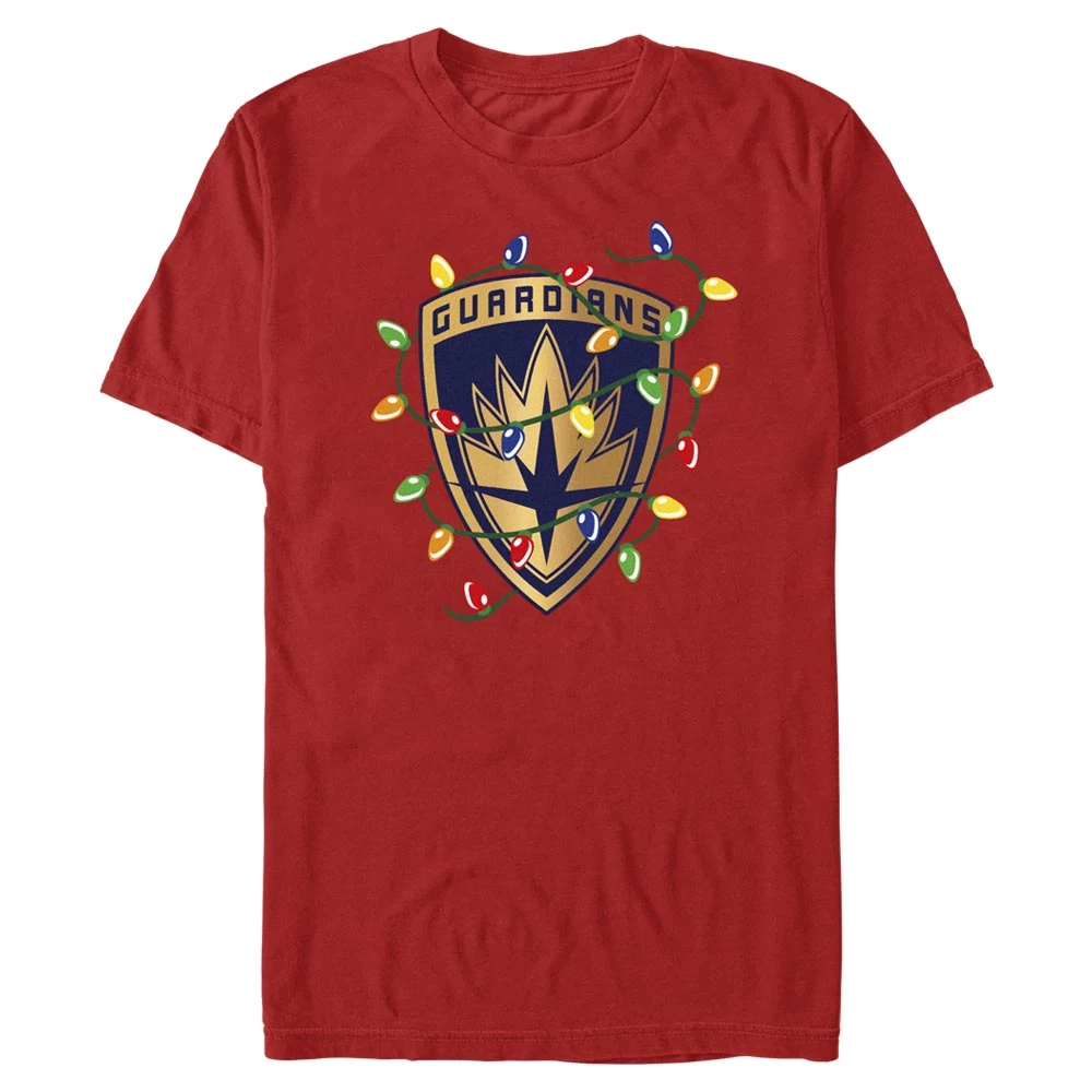 Marvel Guardians Of The Galaxy Holiday Guardian Badge T-Shirt 1 Marvel Guardians Of The Galaxy Holiday Guardian Badge T-Shirt