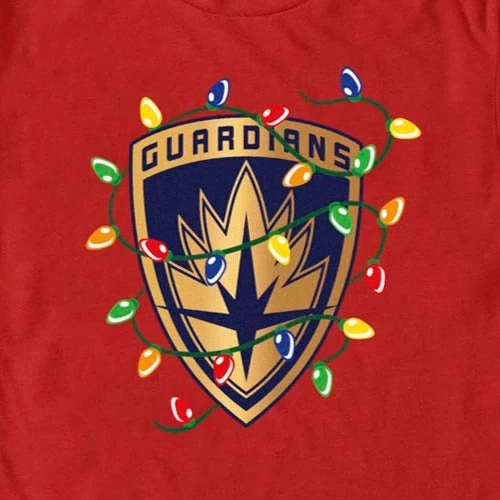 Marvel Guardians Of The Galaxy Holiday Guardian Badge T-Shirt 2 Marvel Guardians Of The Galaxy Holiday Guardian Badge T-Shirt - Image 2