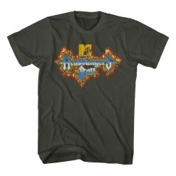 Men's MTV Headbangers Ball Fire Logo Tee