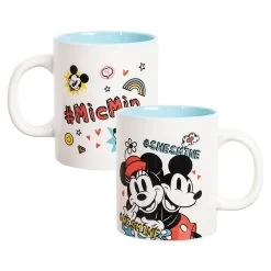 Bioworld Disney Mickey & Minnie 16 Oz. Ceramic Mug