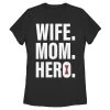 Women's Marvel Seasonal Wife Mom Black Widow T-Shirt