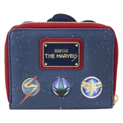 Loungefly Marvel The Marvels Glow Zip Around Wallet -Fashion T Shirt Shop MVWA0194 LFMARVELTHEMARVELSGROUPZIPAROUNDWALLET0971BACK b308f781 4797 472f b2c8 0cdbffb6ce8e