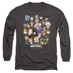 Avatar The Last Airbender Chibi Group Long Sleeve Tee