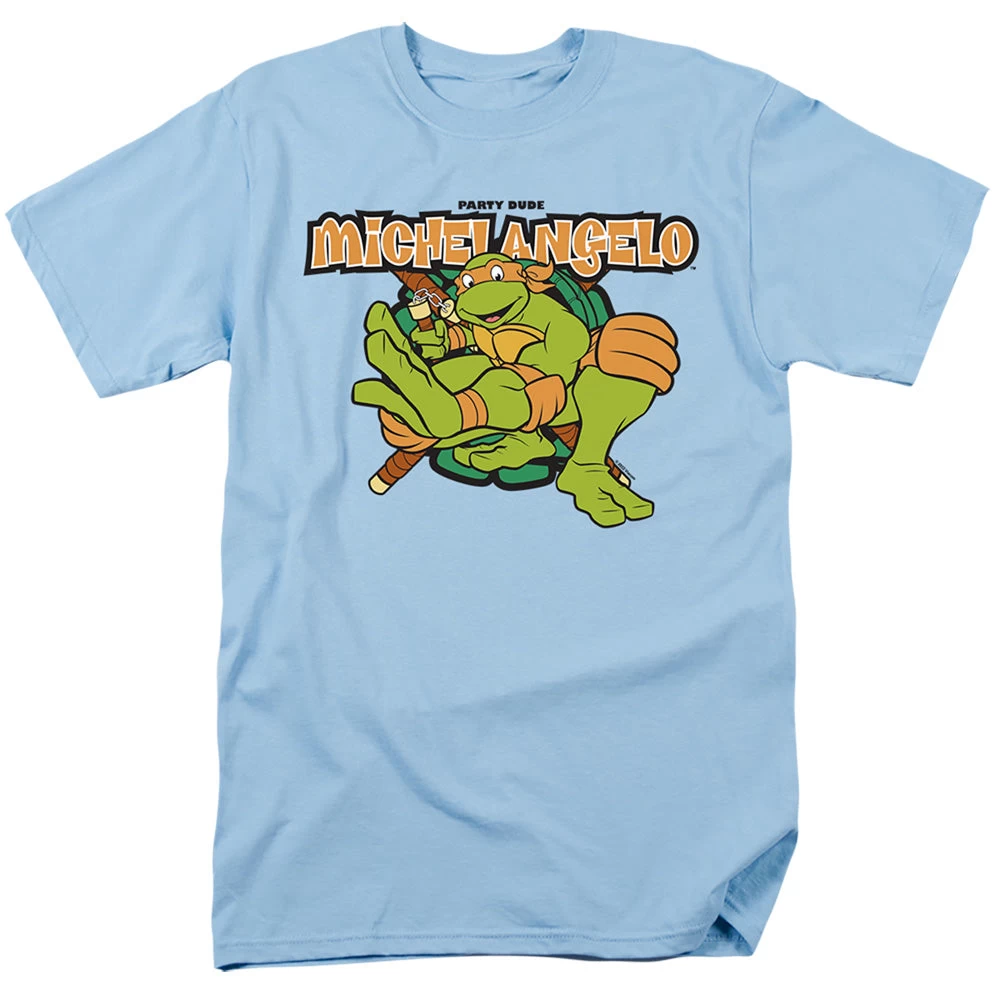 Teenage Mutant Ninja Turtles Party Dude Michelangelo Tee 1 Teenage Mutant Ninja Turtles Party Dude Michelangelo Tee