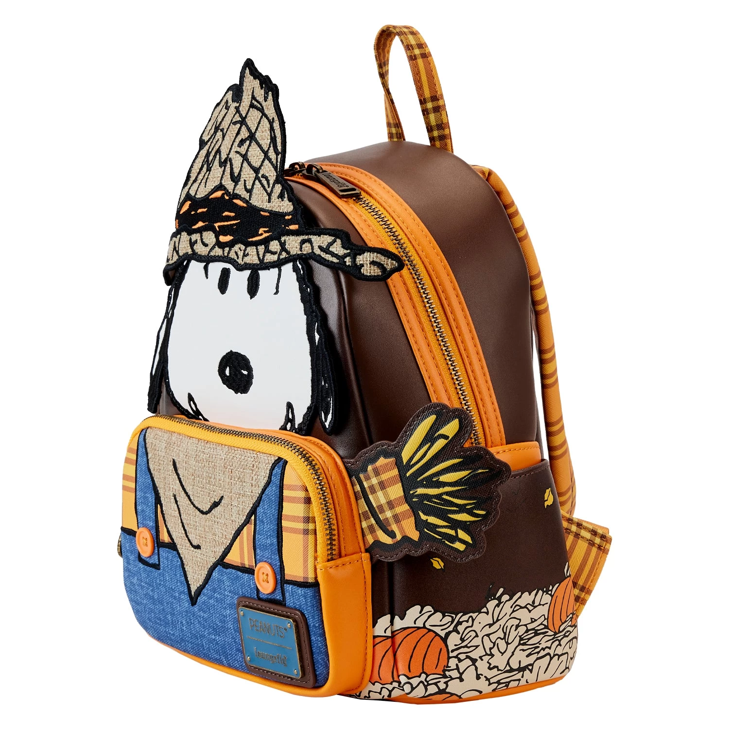 Loungefly Peanuts Snoopy Scarecrow Cosplay Mini Backpack 2 Loungefly Peanuts Snoopy Scarecrow Cosplay Mini Backpack - Image 2