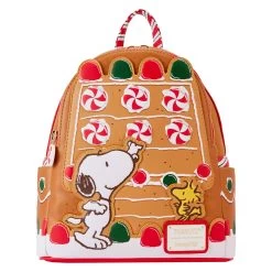 Loungefly Peanuts Snoopy Gingerbread Mini Backpack