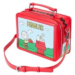 Loungefly Peanuts Charlie Brown Lunchbox Crossbody Bag -Fashion T Shirt Shop PNTB0012 LFPEANUTSCHARLIEBROWNLUNCHBOXCROSSBODY3162QUARTER