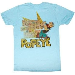 Men's Popeye Fightin Popeye Lightweight Tee