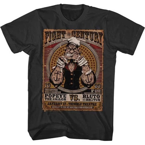 Popeye Fight Of The Century T-Shirt 1 Popeye Fight Of The Century T-Shirt