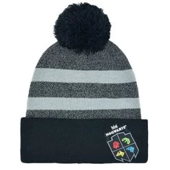 Harry Potter Hogwarts Houses Embroidered Patch Winter Beanie