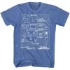 Men's The Real Ghostbusters Blueprints Tee