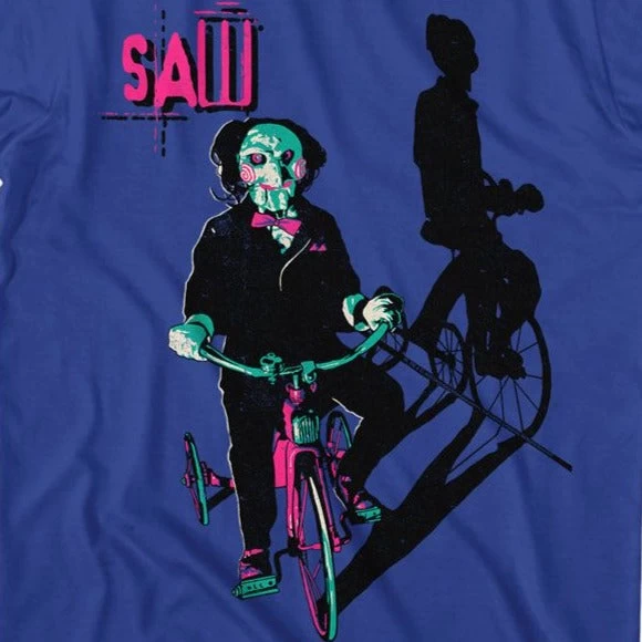 Saw Billy On Tricycle T-Shirt 2 Saw Billy On Tricycle T-Shirt - Image 2