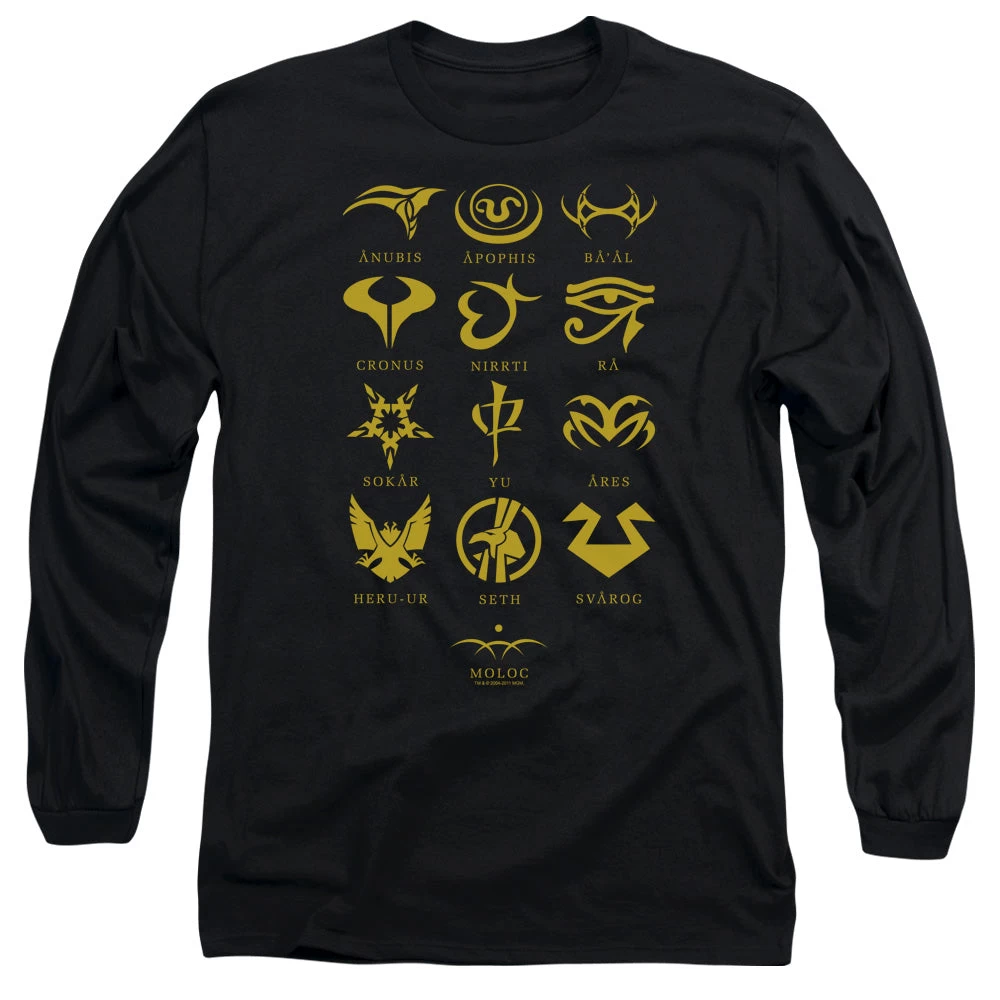Men's Stargate Sg-1 Goa'Uld System Lords Long Sleeve Tee 1 Men's Stargate Sg-1 Goa'Uld System Lords Long Sleeve Tee