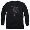 Men's DC Comics Superman Neon Superman Long Sleeve Tee