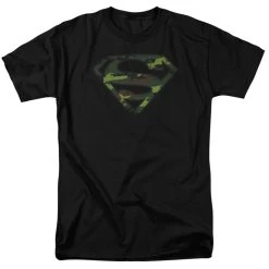 Men's DC Comics Superman Distressed Camo Shield Tee
