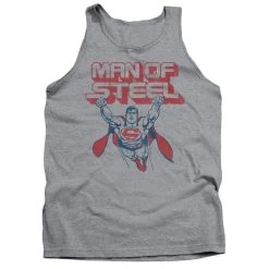 Men's DC Comics Superman Steel Retro Tank Top