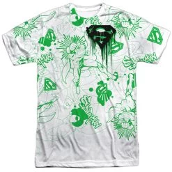 Men's DC Comics Superman In Your Face Sublimated Tee