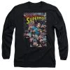 Men's DC Comics Superman Action One Long Sleeve Tee