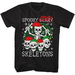 Spooky Scary Skeletons Scary Merry Skeletons T-Shirt