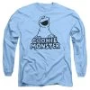 Men's Sesame Street Vintage Cookie Monster Long Sleeve Tee