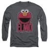 Men's Sesame Street Elmo Smile Long Sleeve Tee
