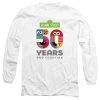 Men's Sesame Street 50 Years Logo Long Sleeve Tee