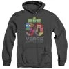 Men's Sesame Street 50 Years Logo Heather Pullover Hoodie