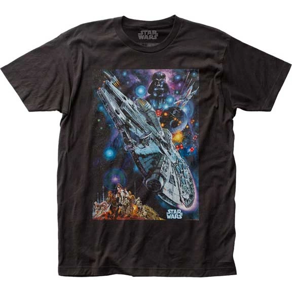Impact Star Wars 1978 Japanese Poster T-Shirt 1 Impact Star Wars 1978 Japanese Poster T-Shirt
