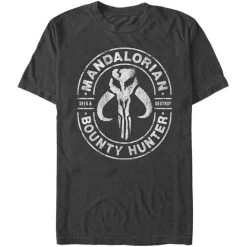 Star Wars The Mandalorian Bounty Hunter Crest T-Shirt