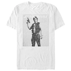 Star Wars Han Solo Text T-Shirt