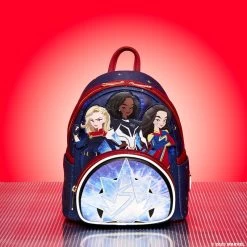 Loungefly Marvel The Marvels Glow Mini Backpack -Fashion T Shirt Shop THE MARVELS 027 87eee955 a2d0 49d8 9a03 f24a9b97d8b8