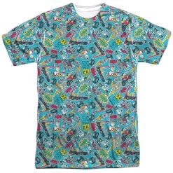 Men's Teen Titans Go! Pattern Sublimated Tee