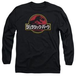 Men's Jurassic Park Kanji Long Sleeve Tee