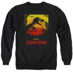Men's Jurassic Park Welcome To Jp Crewneck Sweatshirt