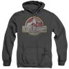 Men's Jurassic Park Logo Heather Pullover Hoodie