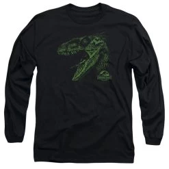 Men's Jurassic Park Raptor Mount Long Sleeve Tee