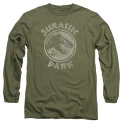 Men's Jurassic Park Jp Stamp Long Sleeve Tee