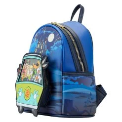 Loungefly Warner Brothers 100th Anniversary Looney Tunes Scooby Mash Up Mini Backpack -Fashion T Shirt Shop WBBK0015 LFWB100THANNIVERSARYLOONEYTUNESSCOOBYMASHUPMINIBACKPACK1023SIDE