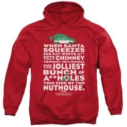 Men's Christmas Vacation Jolliest Bunch Pullover Hoodie