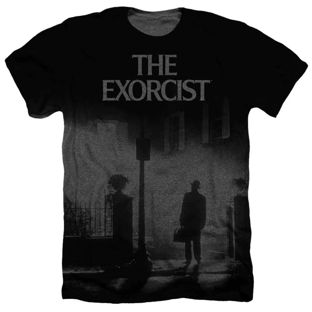 Men's The Exorcist Poster Sublimated Tee 1 Men's The Exorcist Poster Sublimated Tee