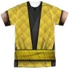 Men's Mortal Kombat Scorpion Outfit Sublimated Tee