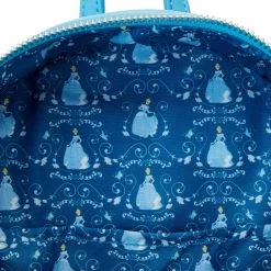 Loungefly Disney Cinderella Princess Lenticular Series Mini Backpack -Fashion T Shirt Shop WDBK3123 LFDISNEYCINDERELLAPRINCESSLENTICULARSERIESMINIBACKPACK0909INSIDE