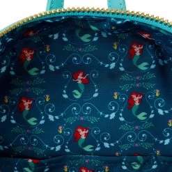 Loungefly Disney Little Mermaid Princess Lenticular Mini Backpack 13 Loungefly Disney Little Mermaid Princess Lenticular Mini Backpack -Fashion T Shirt Shop WDBK3256 LFDISNEYTHELITTLEMERMAIDPRINCESSLENTICULARMINIBACKPACK3910INSIDE