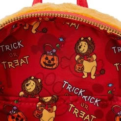 Loungefly Disney Winnie The Pooh Pumpkin Mini Backpack -Fashion T Shirt Shop WDBK3321 LFDISNEYWINNIETHEPOOHHALLOWEENCOSTUMECOSPLAYMINIBACKPACKINSIDE