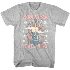 Woodstock Guitar And Sun T-Shirt