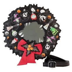 Loungefly Disney Nightmare Before Christmas Wreath Figural Crossbody