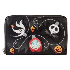 Loungefly Disney Nightmare Before Christmas Tree Lights GITD Zip Wallet