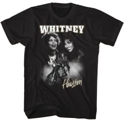 Whitney Houston Motorcycle Collage T-Shirt