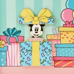 Loungefly Disney Mickey Mouse Birthday Present Surprise LE 3'' Collector Box Pin -Fashion T Shirt Shop image 1099ccbe 2306 428b 9922 bf0024641a8c